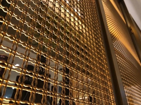 crimped wire mesh for decoration