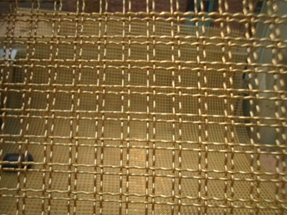 brass crimped wire mesh