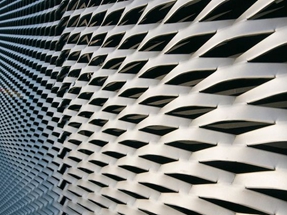 expanded metal facade